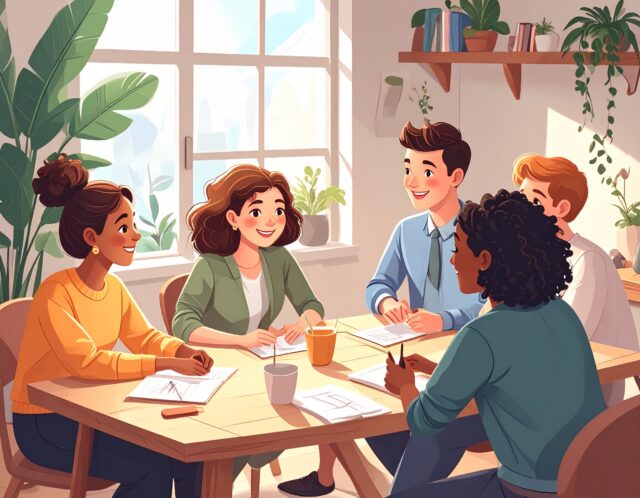 Terminsstart Språkcafé måndag 1 september kl. 18.00 – 20.00