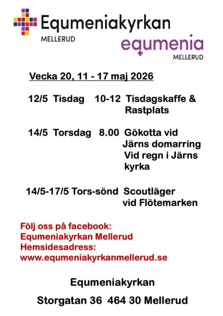 Program vecka 20