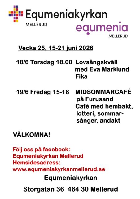 Program vecka 25