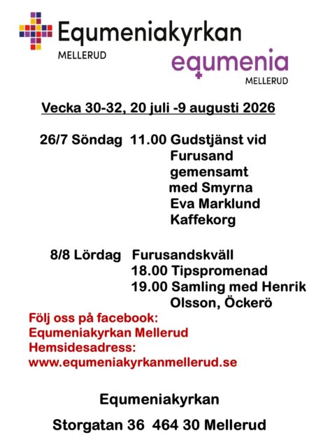 Program vecka 30-32